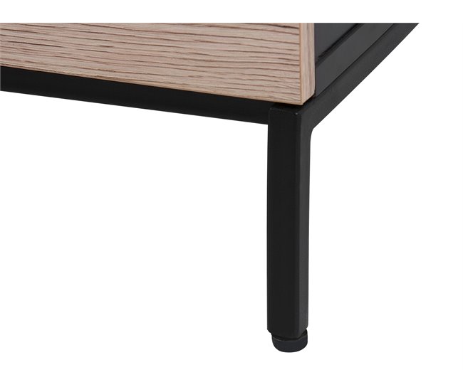 Beliani Mesa de TV SYDNEY 150 Preto