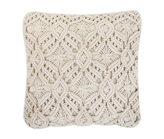 Beliani Almofada decorativa ESENKOY Bege