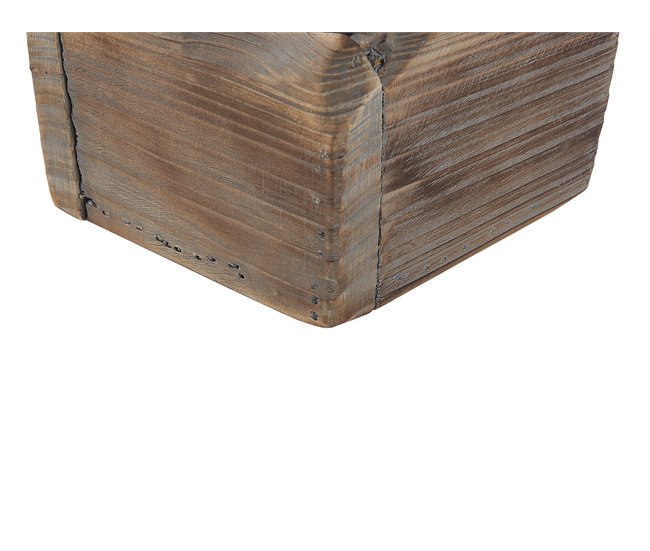 Beliani Candelabro PLATEROS Castanho