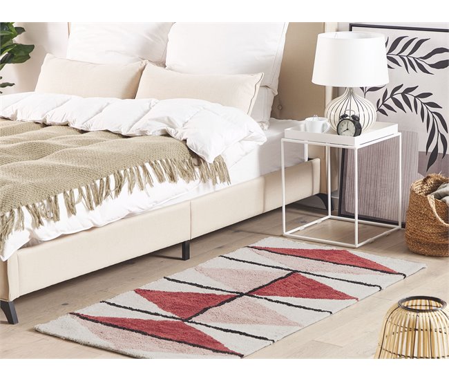 Beliani Pelos curtos PURNIA 80x150 Bege