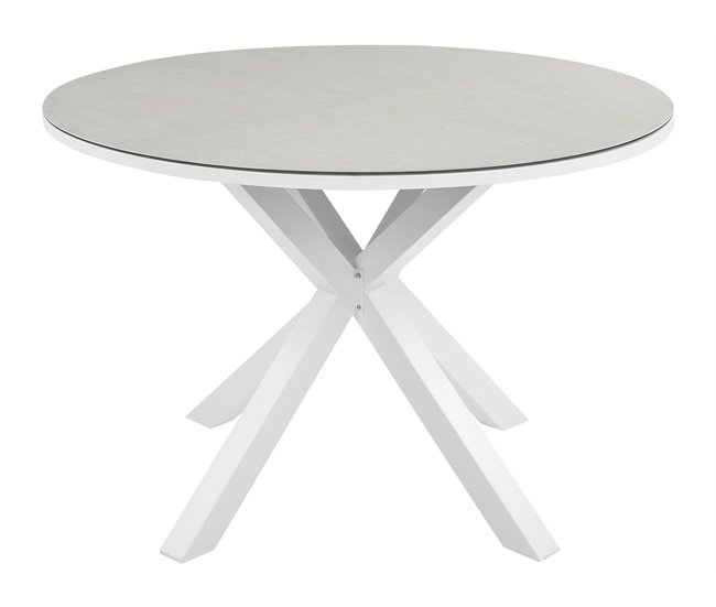 Beliani Conjunto de refeição MALETTO/TAVIANO Branco