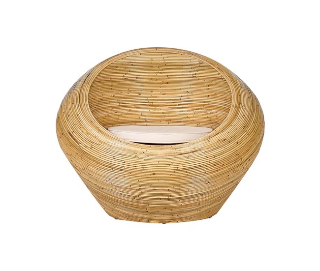 Beliani Poltrona MAIORI Natural