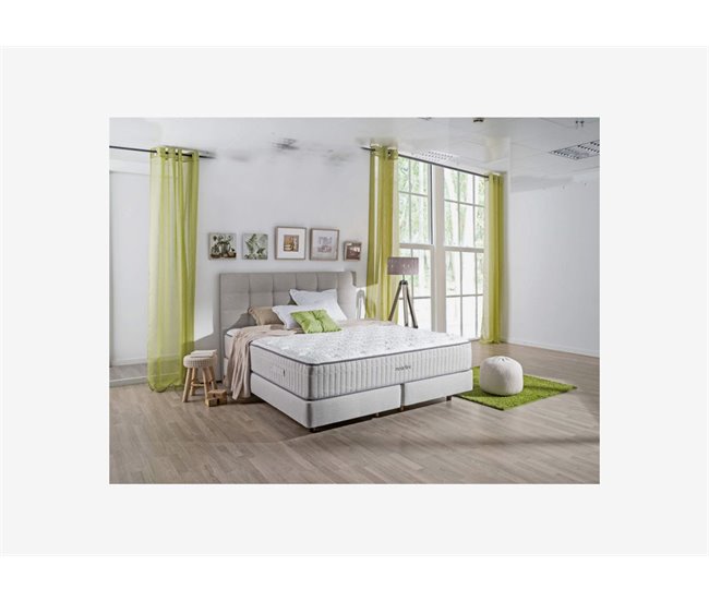 Cabeceira tecido rustic ELITE MOLAFLEX Bege