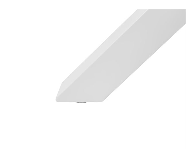 Beliani Conjunto de comedor MALETTO/COSOLETO Branco/cinza