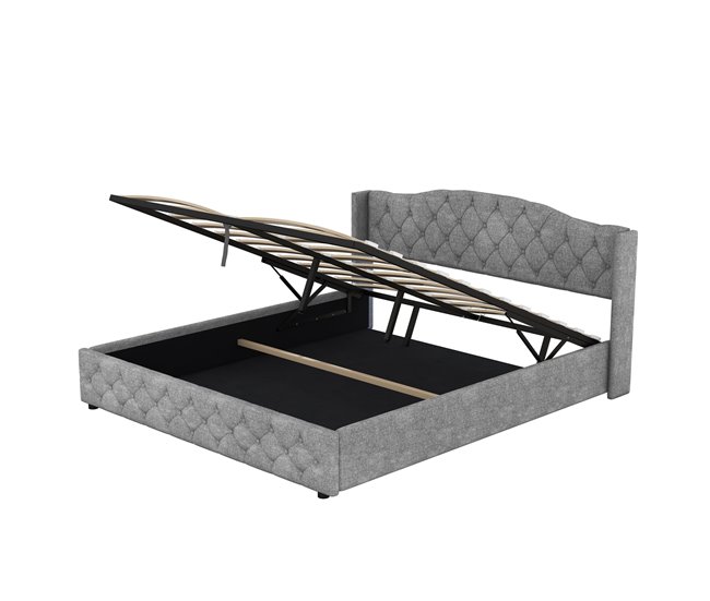 Cama com arrumação 200x180