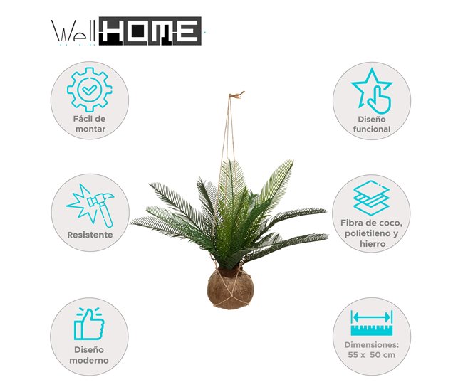 WELL HOME - Cuba de palmeira Bege