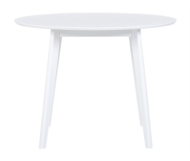 Beliani Conjunto de refeição ROXBY Branco