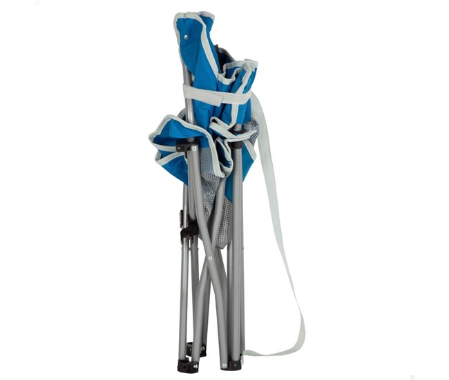 Aktive Cadeira de acampamento dobrável Azul