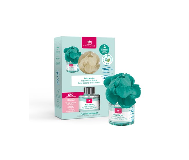 Ambientador mecha para a casa AZAHAR e MANDARINA 40 ml Azul