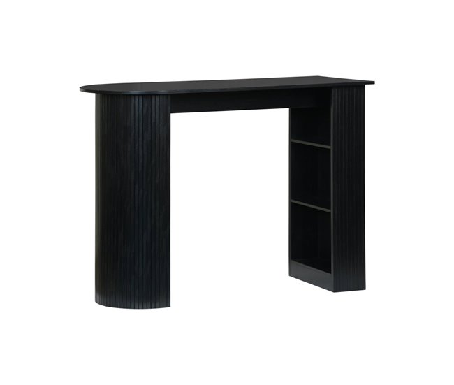 Mesa bar, mesa alta de cozinha, mesa de apoio decorada em madeira 120x55