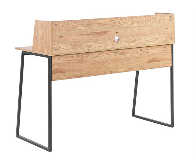 Beliani Secretária HARISON 120x59 Castanho