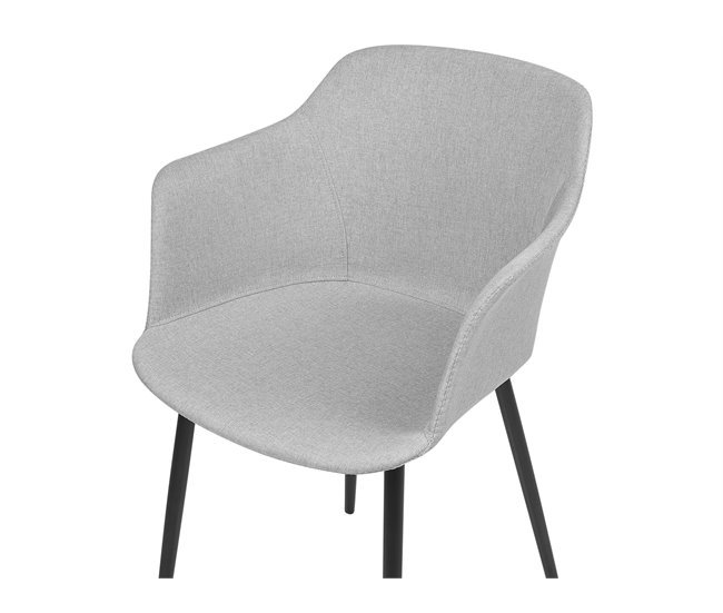 Beliani Silla de comedor ELIM Bege