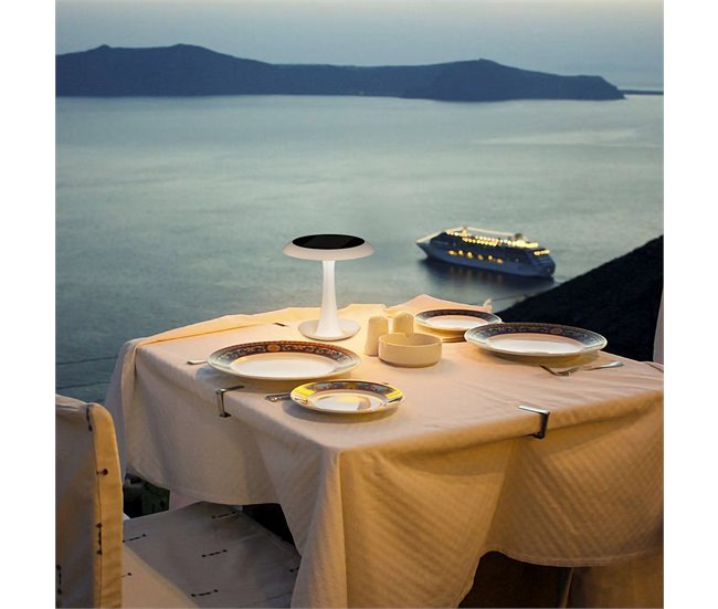 Candeeiro de mesa solar LOLY da marca ARTECONFORT Branco