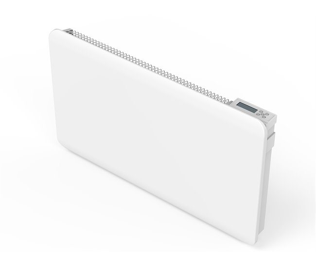 Radiador de inércia com placa de cerâmica interna com controlo WIFI Branco