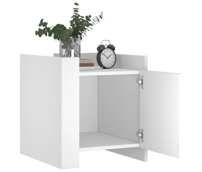 Soluna Home - Mesitas De Noche Jarnor 50 Branco