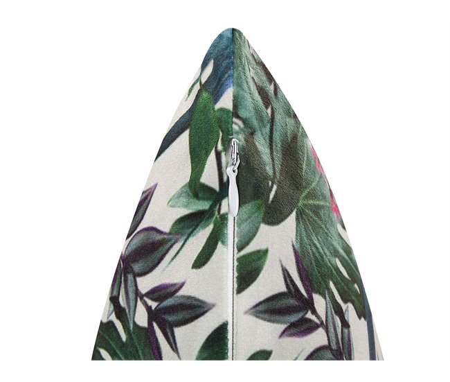 Beliani Almofada decorativa GASTERIA Verde