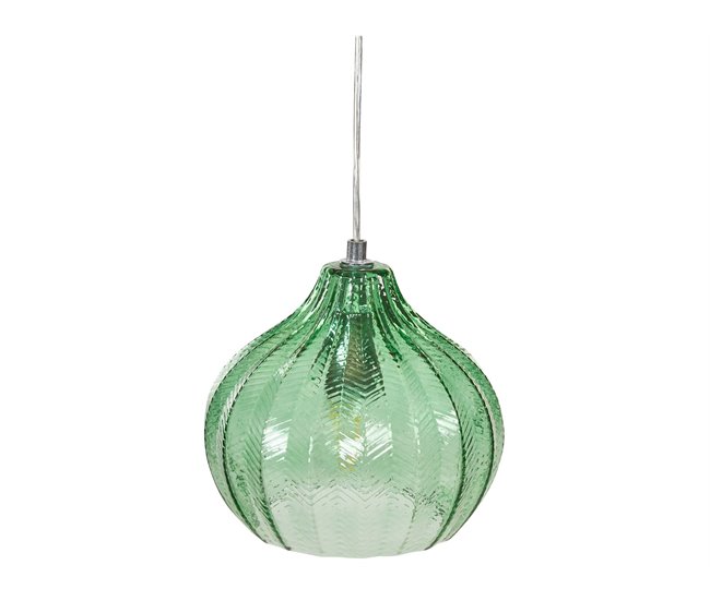 Beliani Candeeiro de tecto KEILA Verde