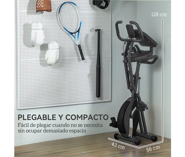 Bicicleta Estática Aço, ABS SPORTNOW Preto