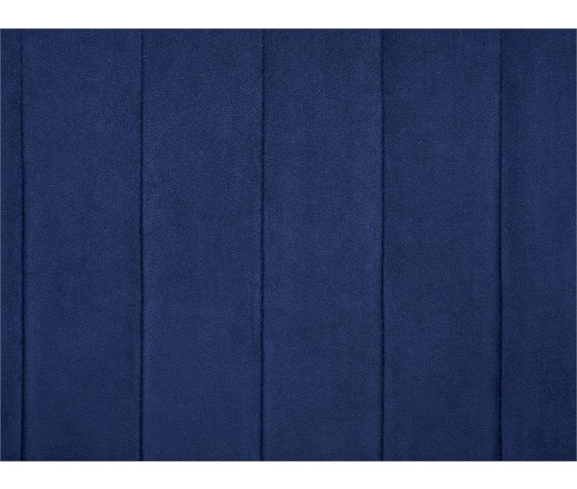 Beliani Cadeira de refeição WELLSTON Azul Marino