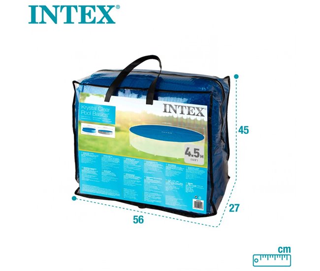 Cobertura solar INTEX para piscinas Azul