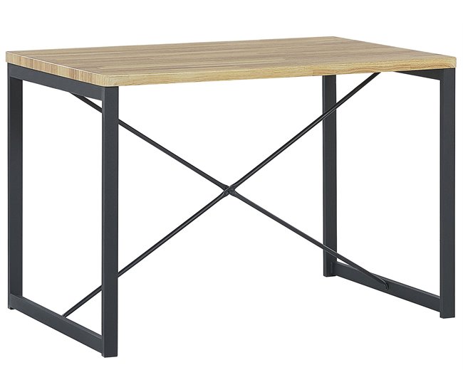 Beliani Conjunto de comedor FLIXTON Castanho