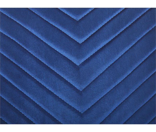 Beliani Silla de comedor ALTOONA Azul Marino