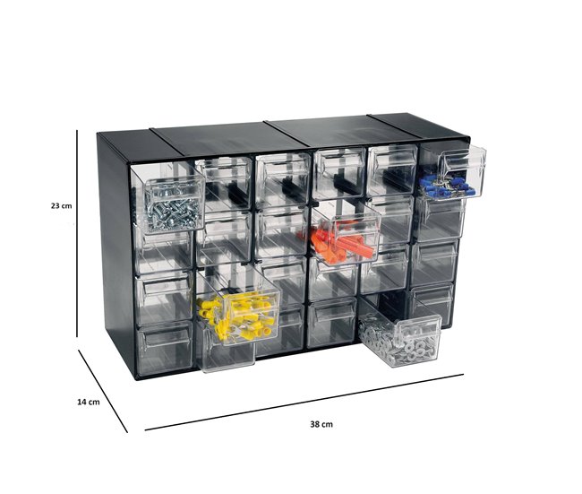 Armário multiusos em PVC 2 portas Preto