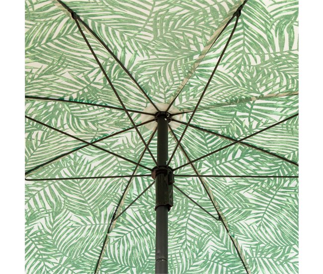 Aktive Guarda-sol samambaias com franjas Azul