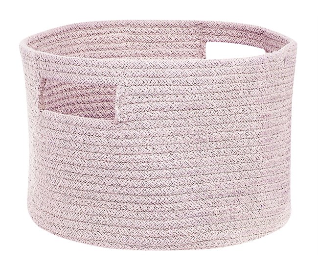 Beliani Cesta CHINIOT Rosa Talco