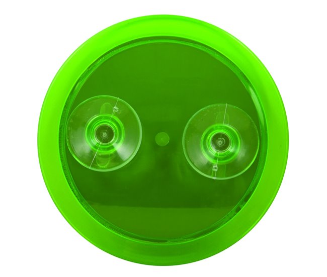 Espelho de aumento com ventosa 15x15 Verde