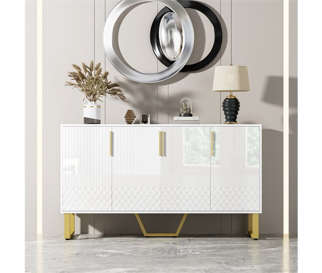 Aparador com 4 portas Branco
