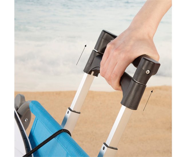 Aktive Carrinho multiuso extensível Preto