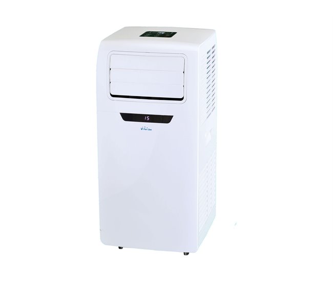 Ar condicionado portátil 2250 frigorias com ventoinha e controlo remoto Branco