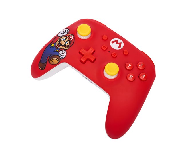 Controlo remoto sem fios para videojogos MARIO Vermelho