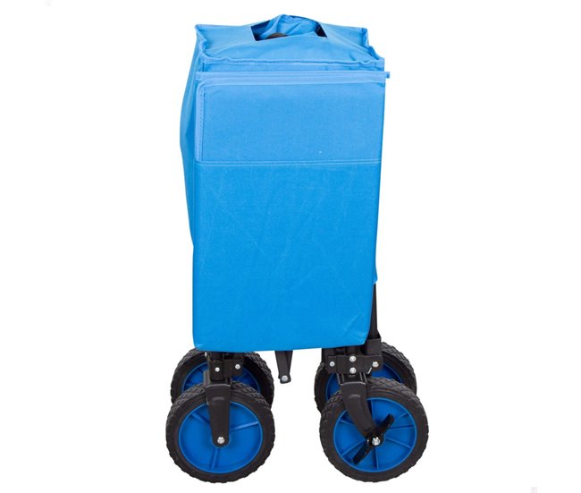 Aktive Carrinho de praia dobrável Azul