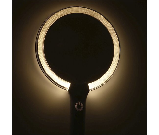 Espelho de maquiagem Well Home com LED Transparente