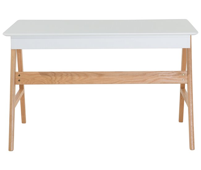 Beliani Conjunto de escritório ESCALANTE/SHESLAY Branco