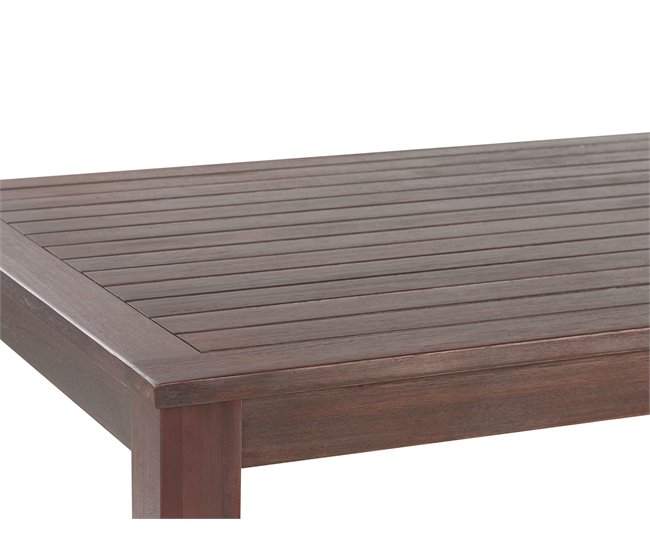Beliani Mesa de refeição TUSCANIA Castanho