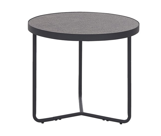 Beliani Mesa de apoio MELODY 50x50 Cinza