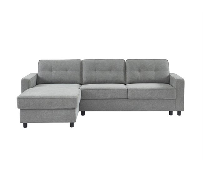Chaise longue CIAN reversível 3 lugares cinza Cinza