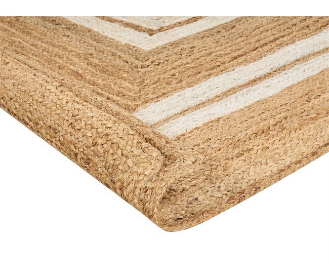 Beliani Entrelaçado ELMALI 160x230 Bege