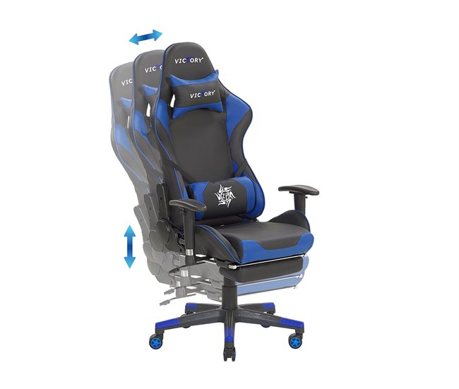 Beliani Cadeira de Gaming VICTORY Amarelo