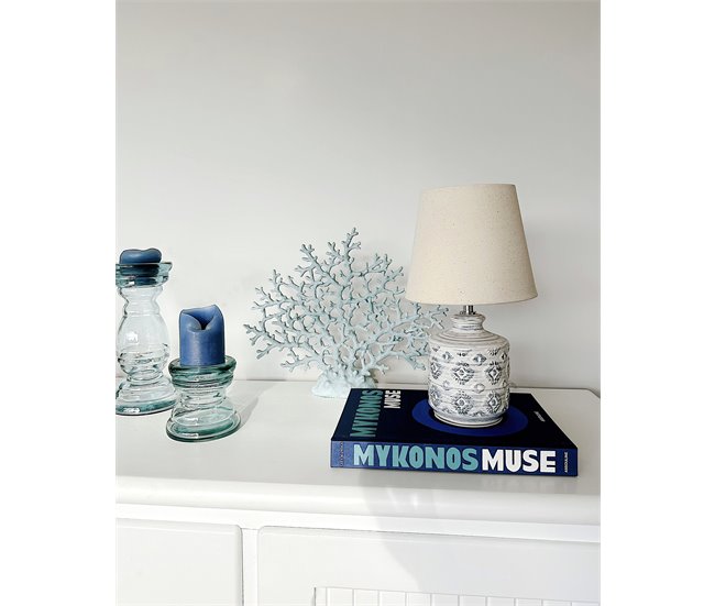 Beliani Candeeiro de mesa ROSANNA Bege