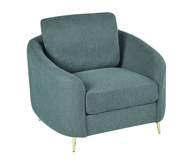 Beliani Poltrona TROSA Verde