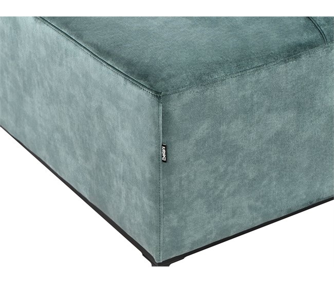 Beliani Reposapiés OSLO Azul/ Verde