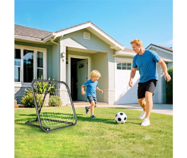 Rede de Rebote PE, Metal HOMCOM Branco