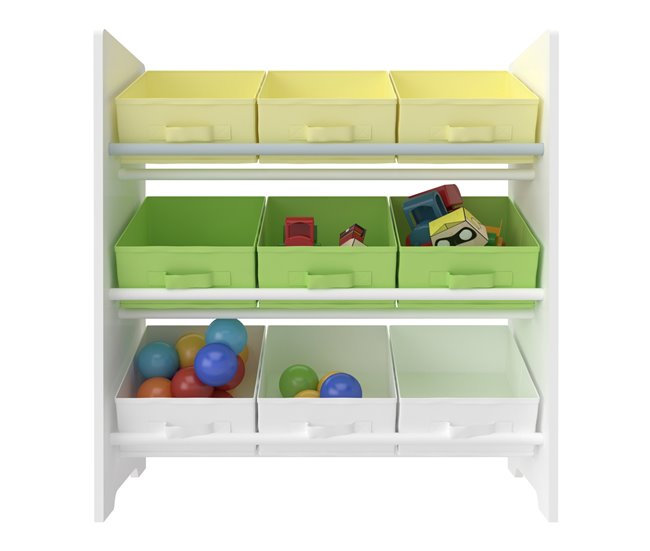 Estante para crianças Boiro 3 níveis aglomerado 62 GR1531651