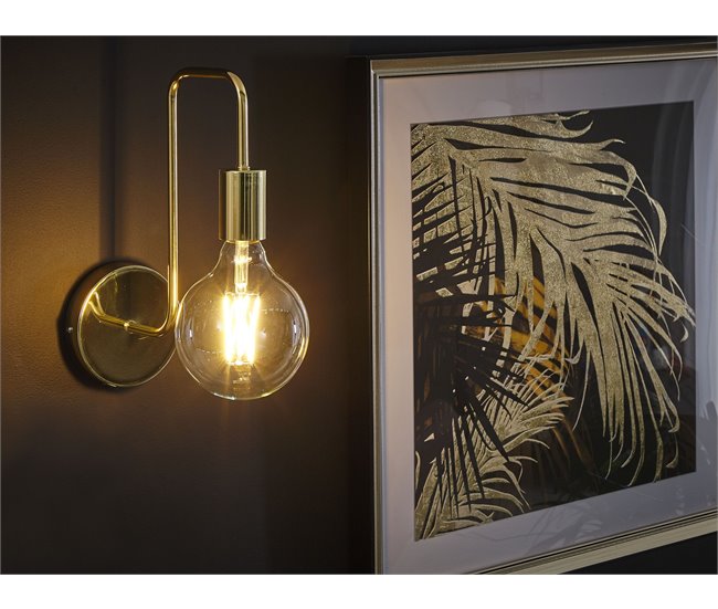 Beliani Lámpara de pared SAVENA Dourado