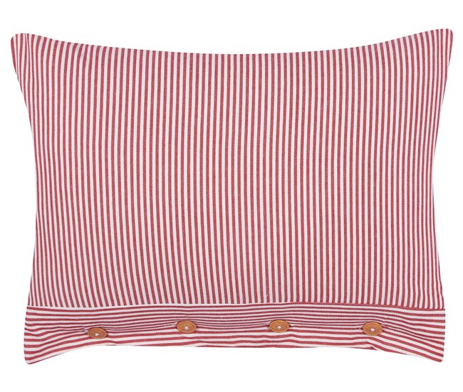 Beliani Almofada decorativa AALITA 60x40 Vermelho