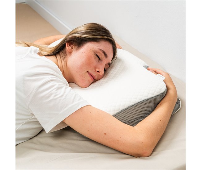 Almofada Cervical Ergonómica 3 em 1 Branco